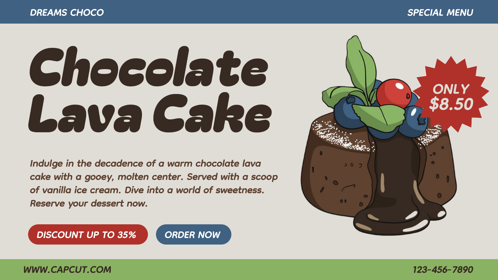 Menu spécial alimentaire Twitter Post