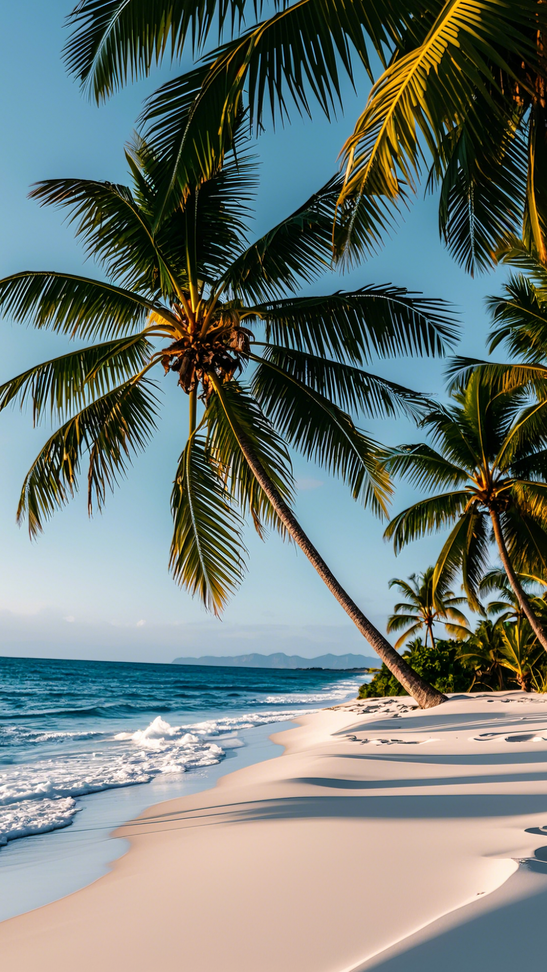 Wallpaper creative poster beach