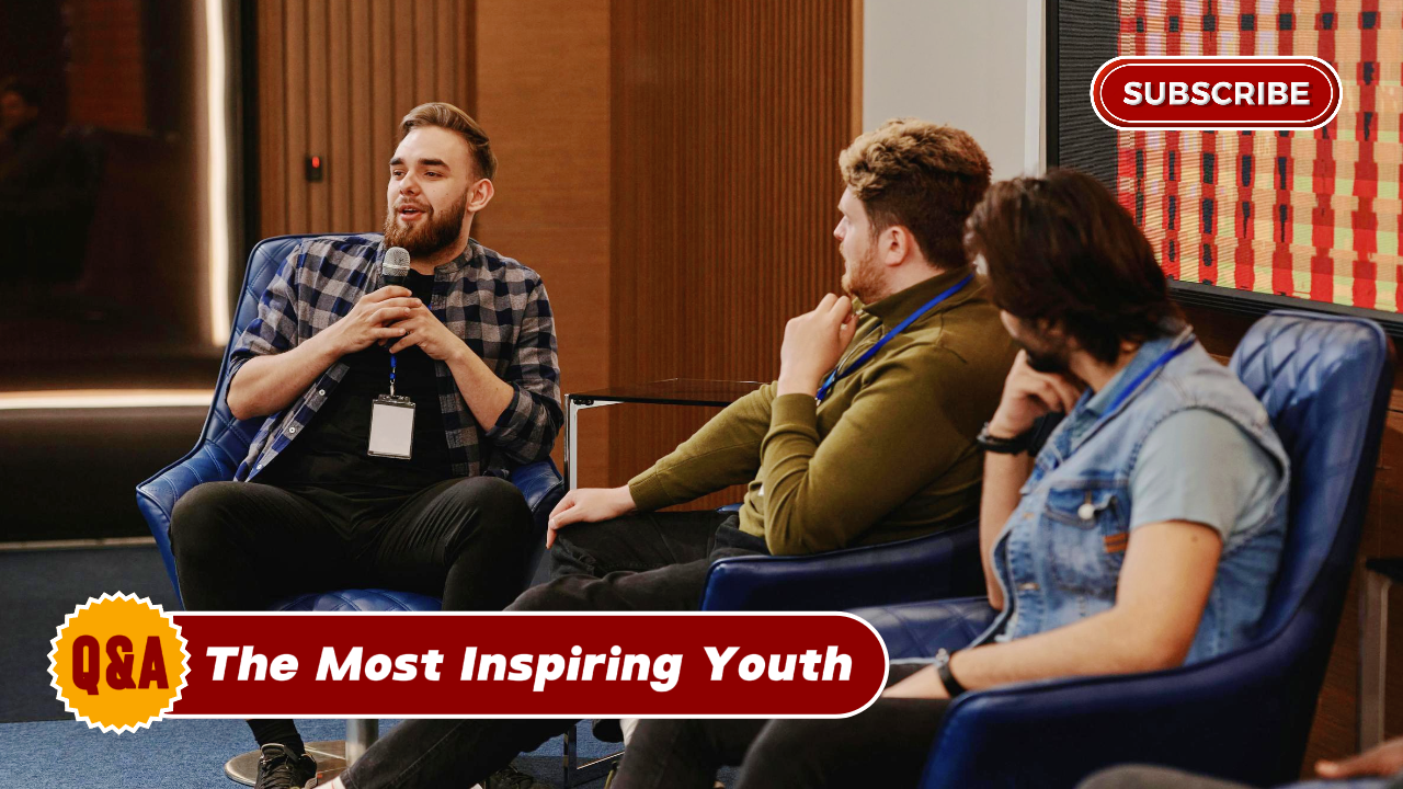 Entretenimento em miniatura do Youtube - Perguntas e Respostas Os jovens mais inspiradores