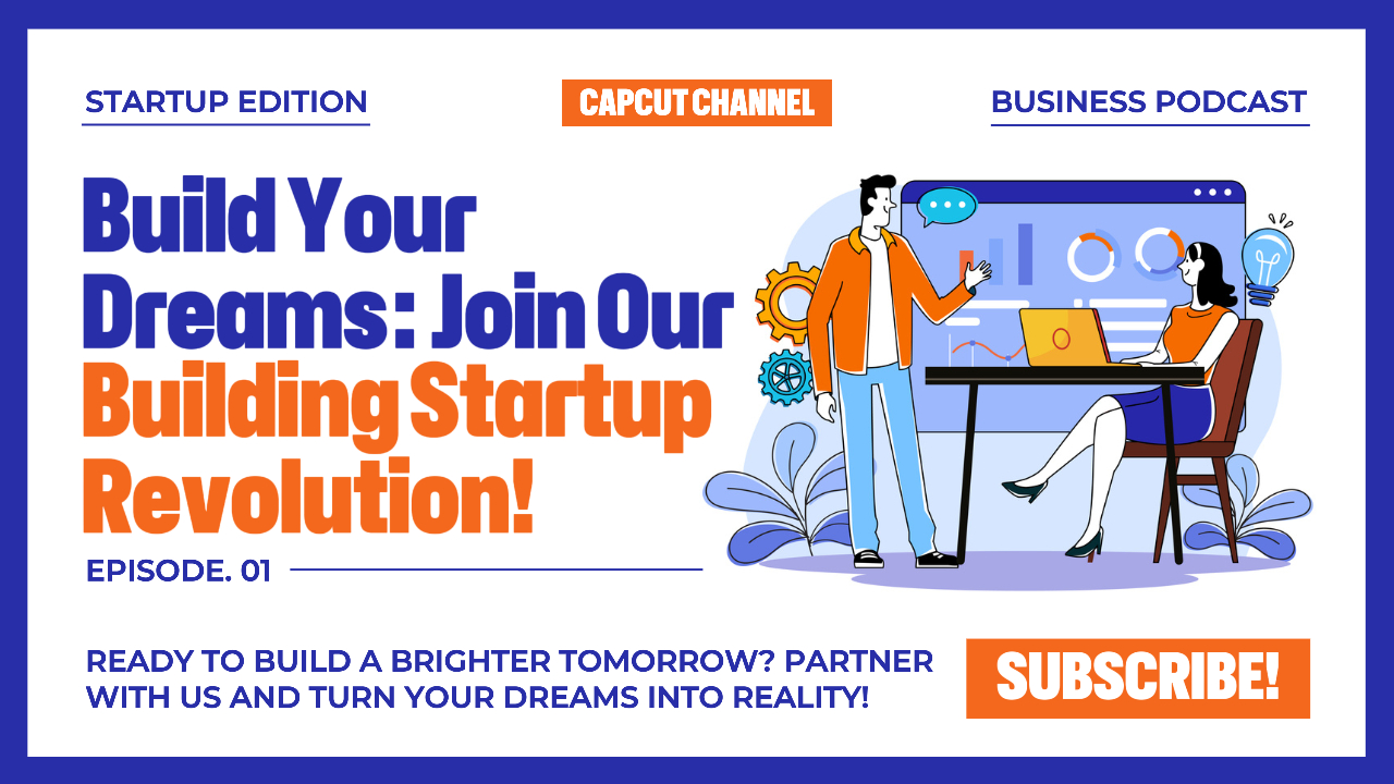 Construyendo Startup Podcast Youtube Promoción de miniaturas