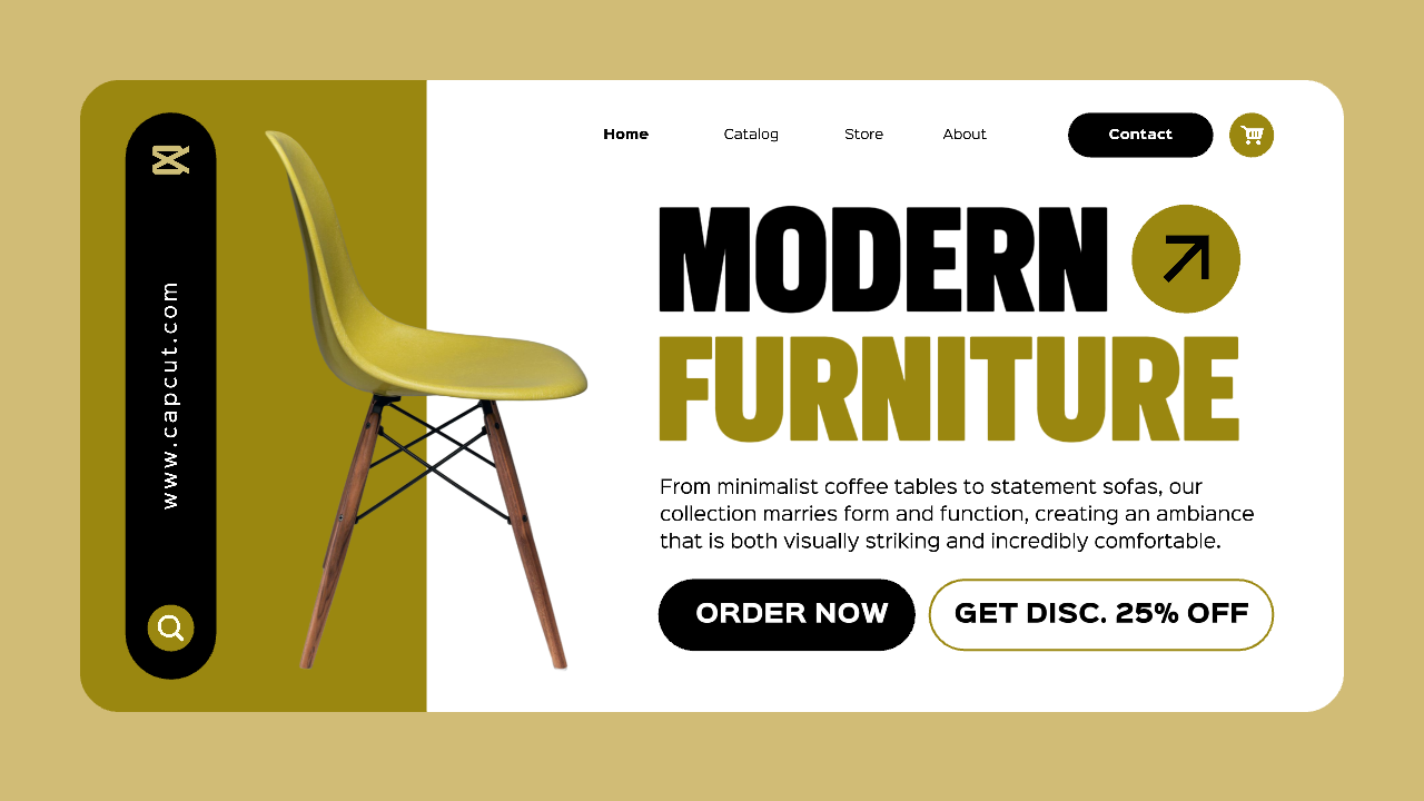 Modern Furniture Promotion Website