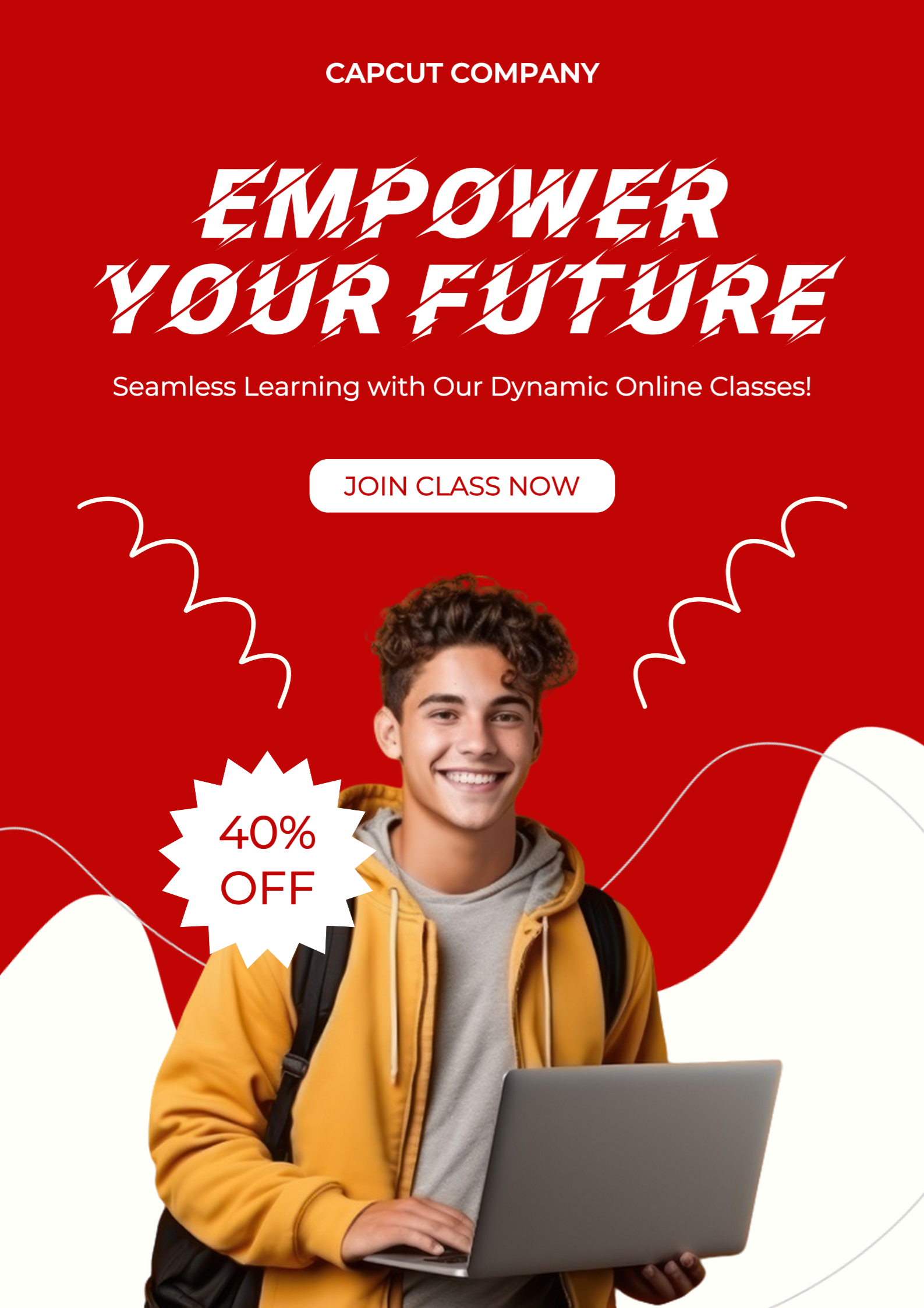 Educación y formación Promoción de clases en línea