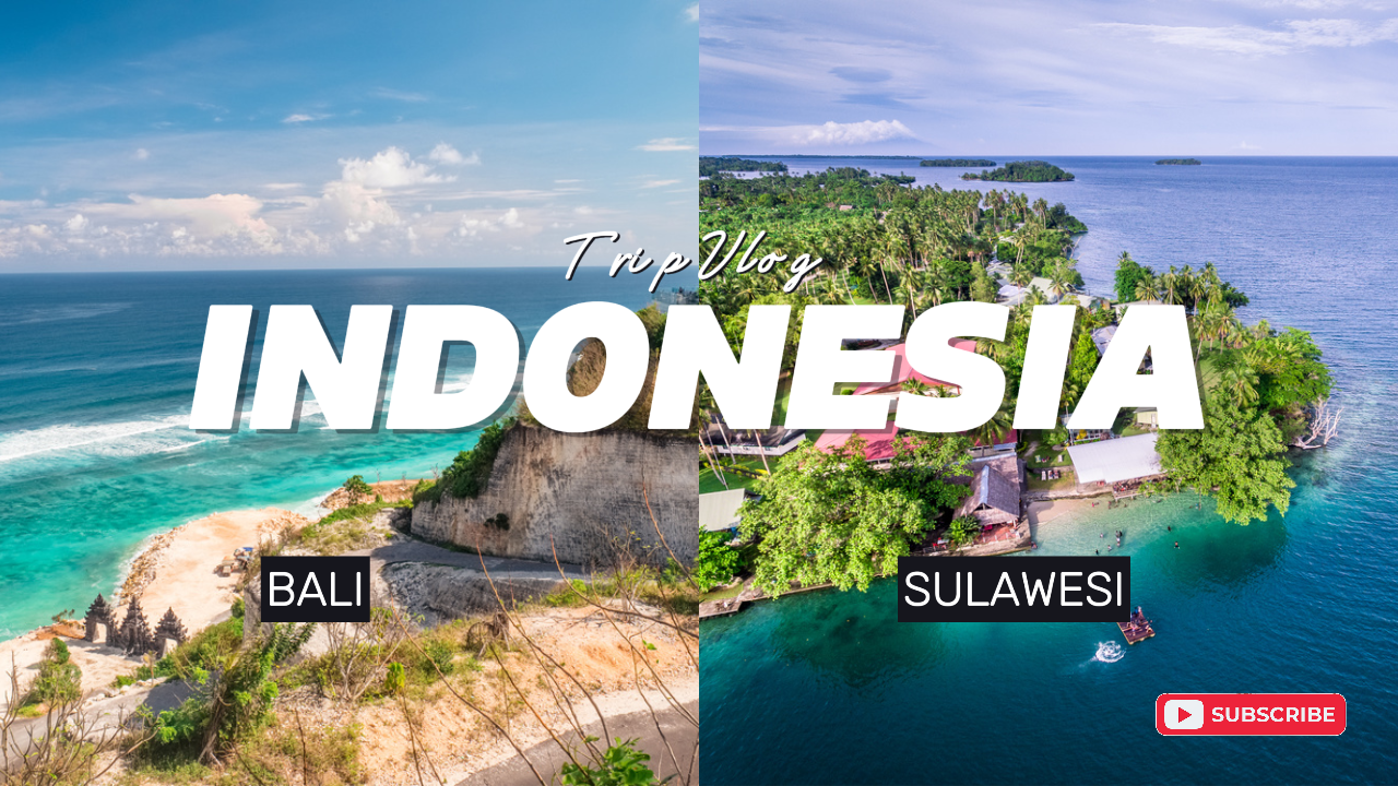 Youtube Thumbnail - Reise Vlog Indonesien