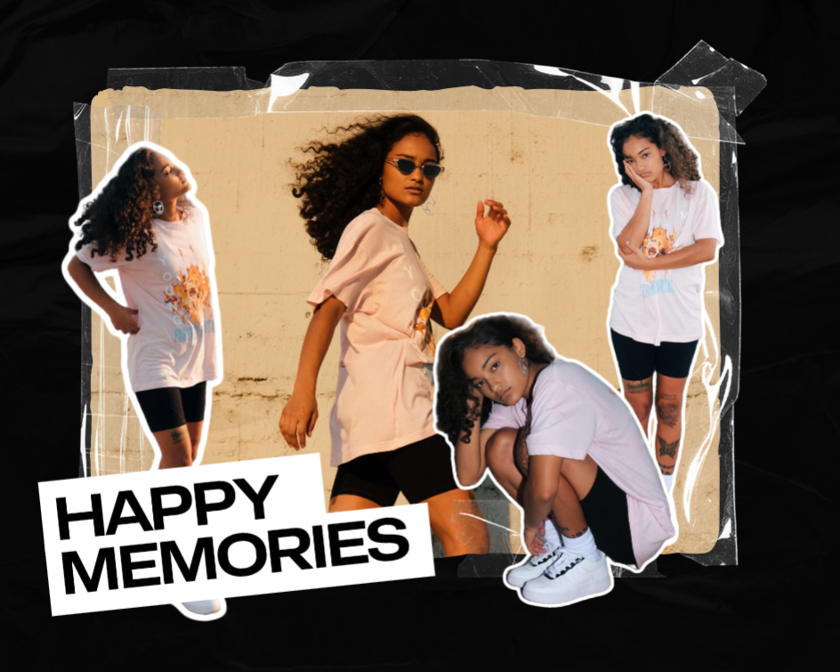 Non-Marketing Photo Collage Black Minimalist