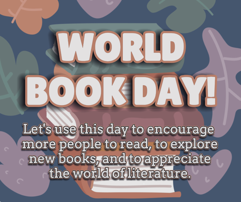 Dia Mundial do Livro - Poster criativo Facebook post Dia Mundial do Livro! 