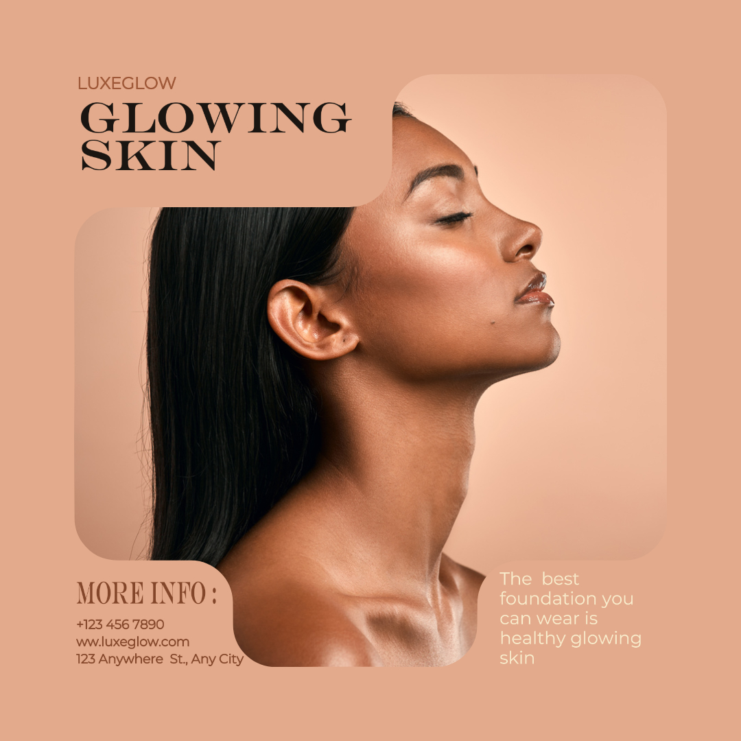 Soins de beauté avant après comparaison post instagram