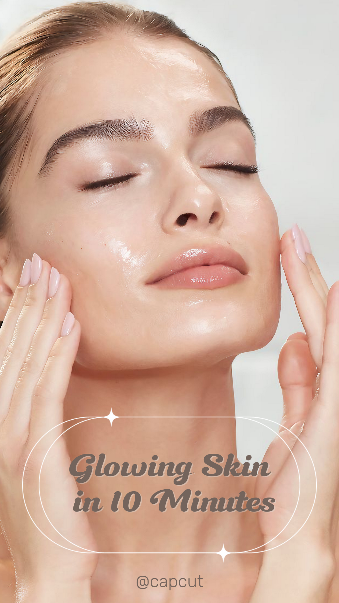 Tiktok thumbnail beauty and care tiktok glowing beauty