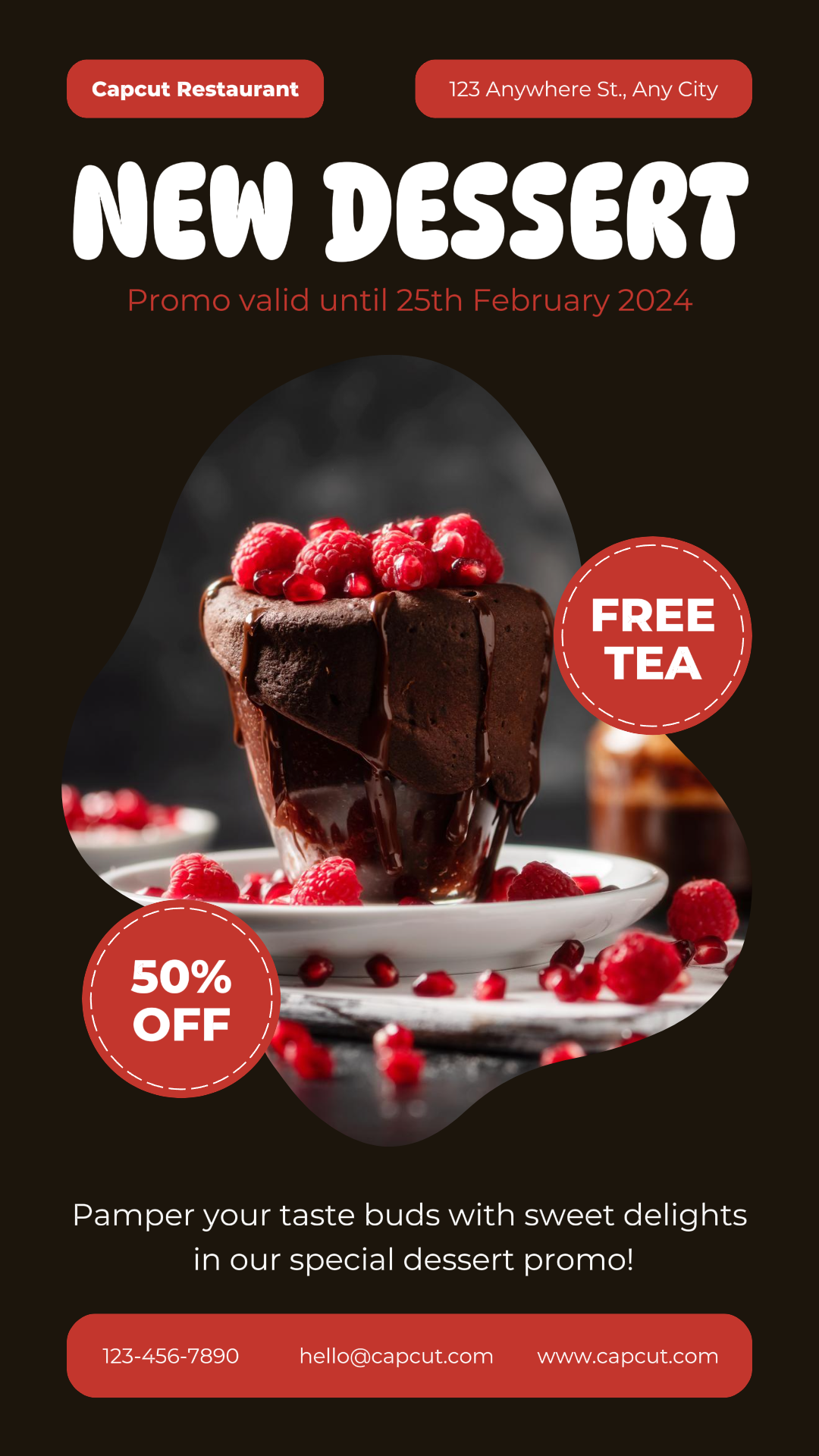 Dessert Menu Promotion Instagram Story