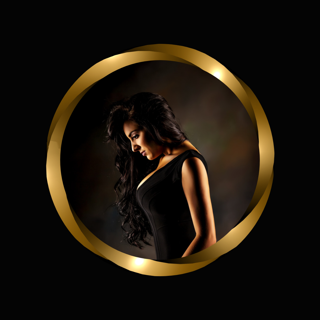 Anillo de oro con perfil de foto de IG sin marketing