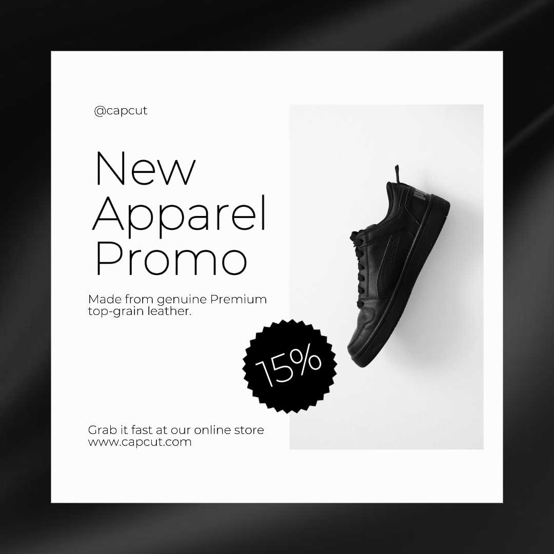 New Apparel Promo Instagram Post