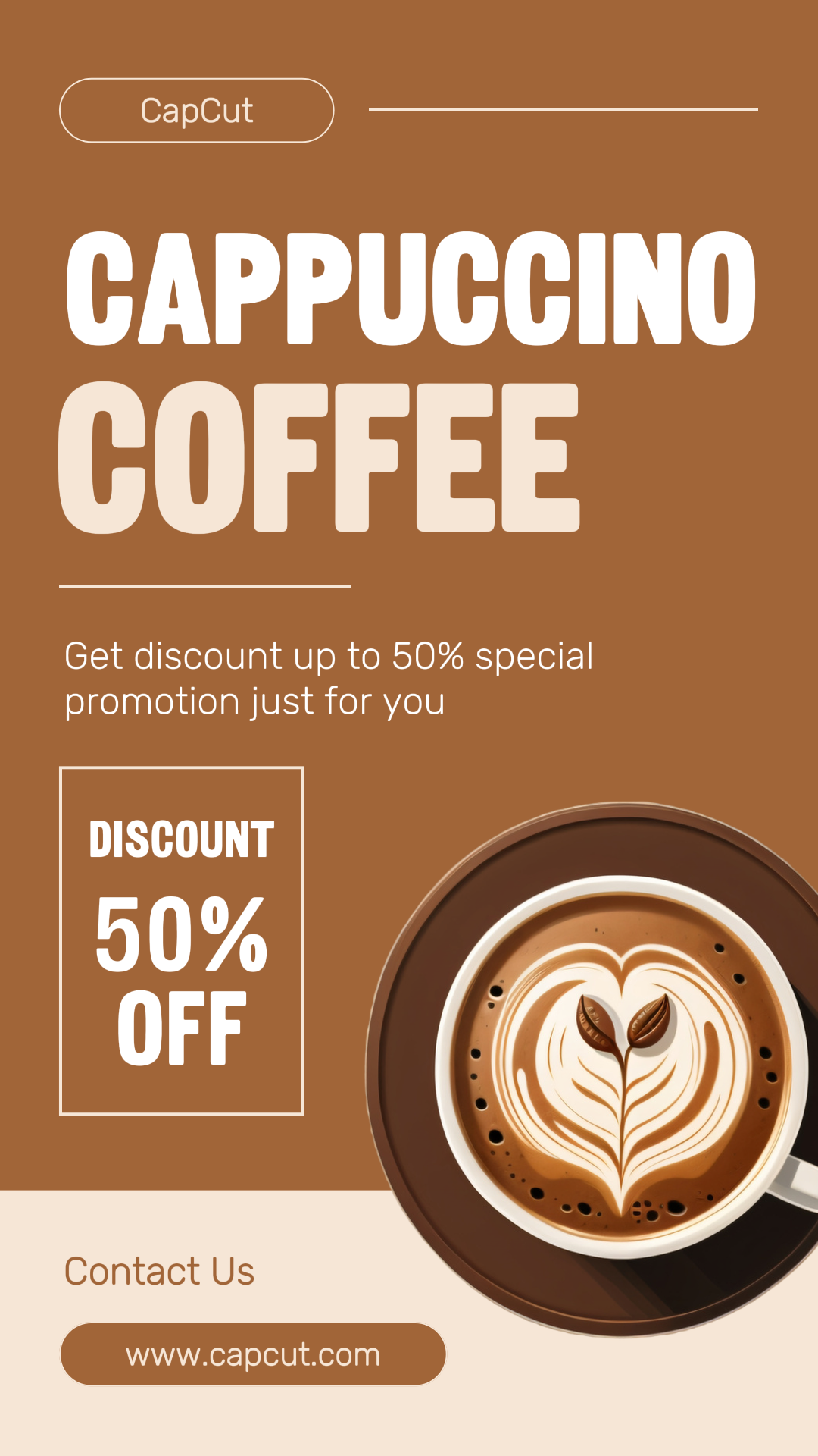Coffee Shop Promotion Illustration Instagram Story