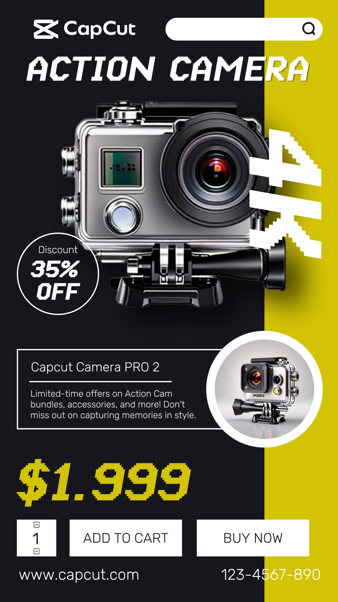 Action Camera Promotion Instagram Story