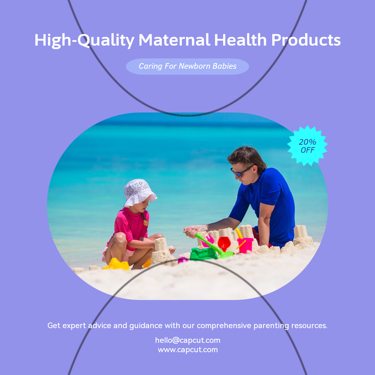 Pantalla de efectos de cuidado materno e infantil