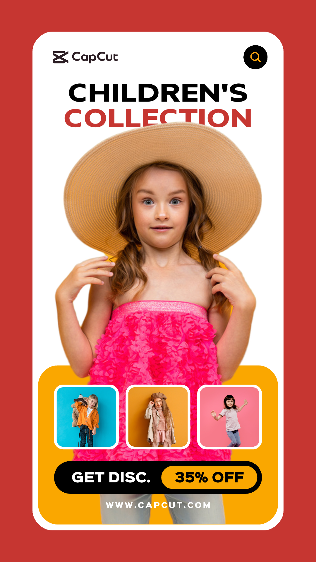 4 Gambar Multi-produk + Promosi Koleksi Pakaian Anak