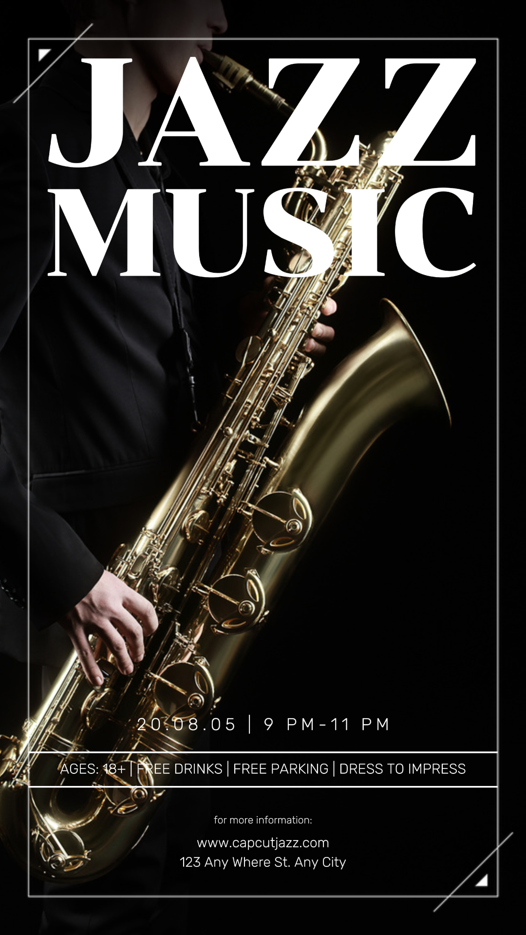 재즈 뮤직 엔터테인먼트 인스타그램 스토리