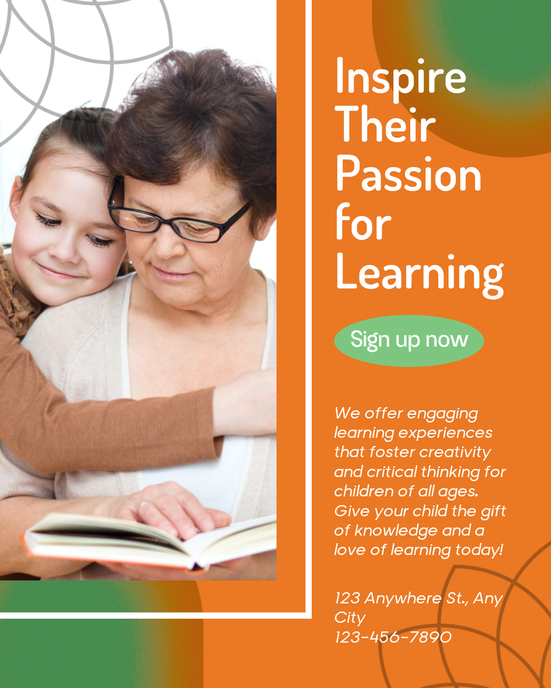 Educación y formación Tarjetas sociales