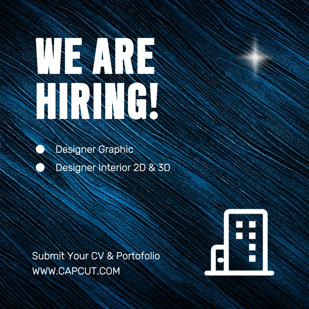 Business and Office - Marketing Poster Instagram We are Open Dunkelblau