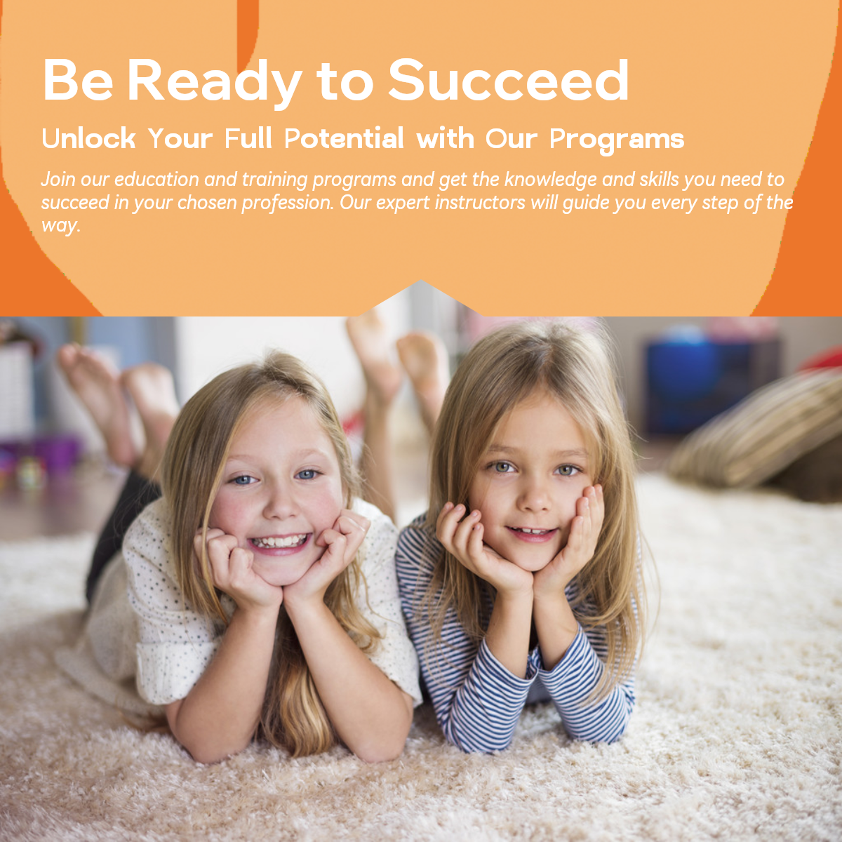 Anuncio de educación y formación