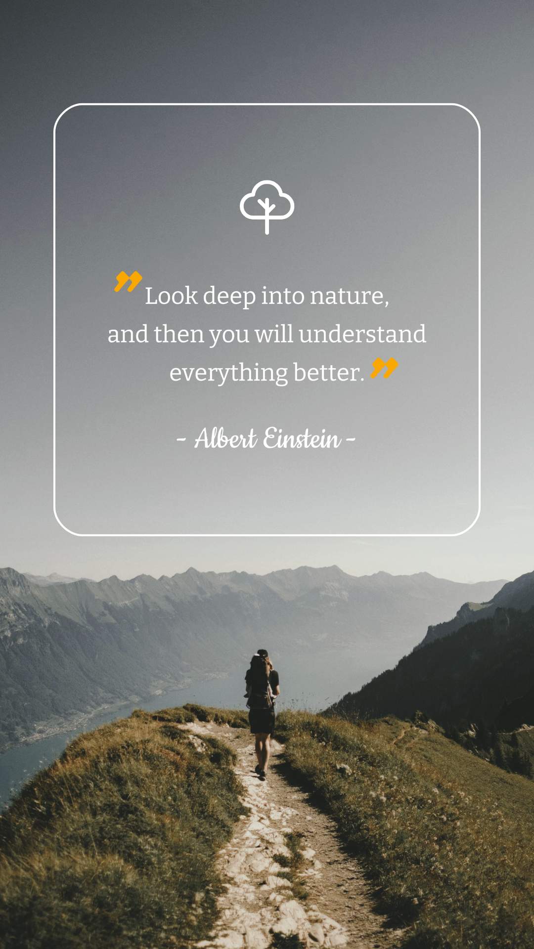 Quote Creative Poster Instagram Story Delicate Style