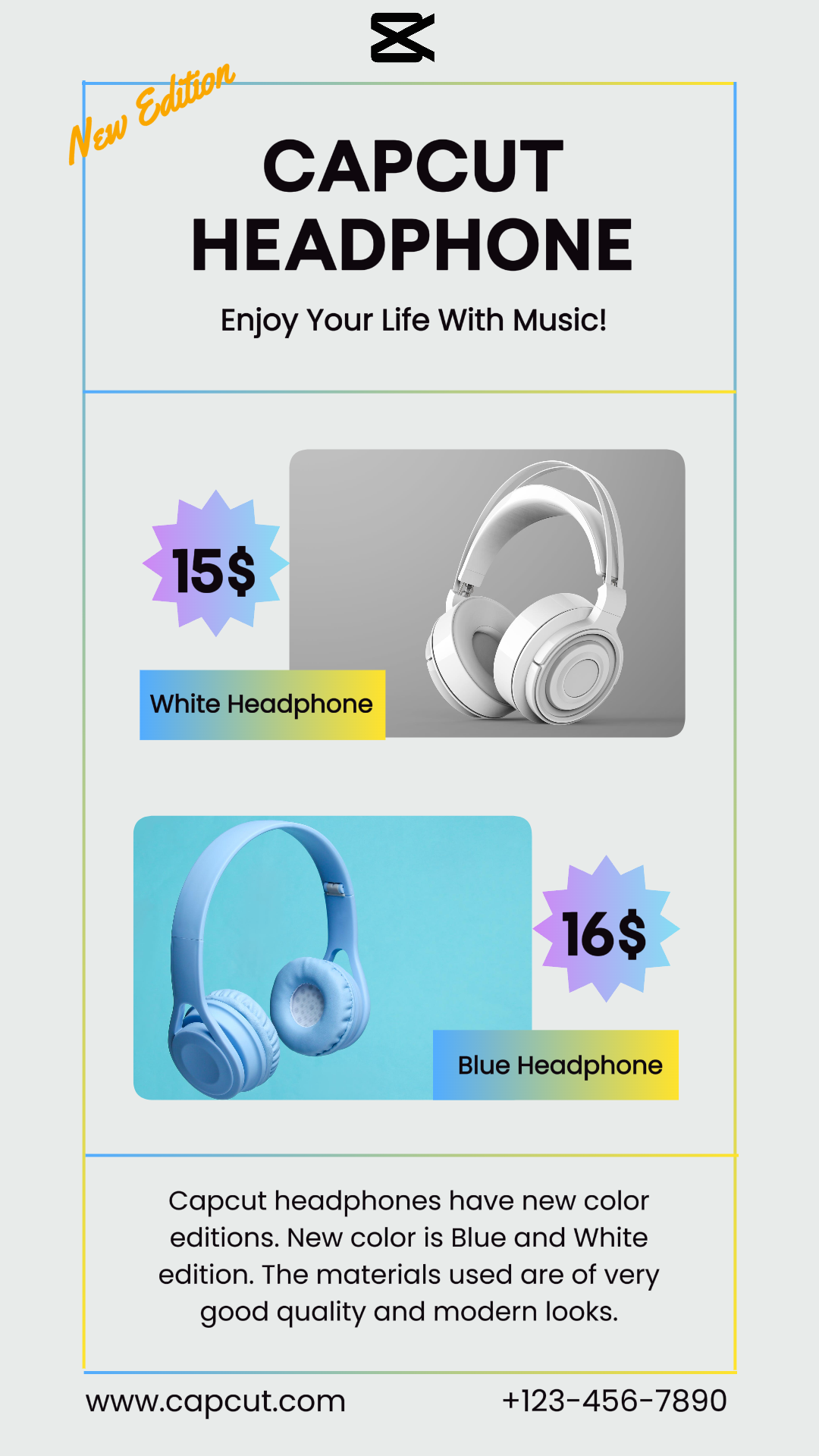 capcut template cover