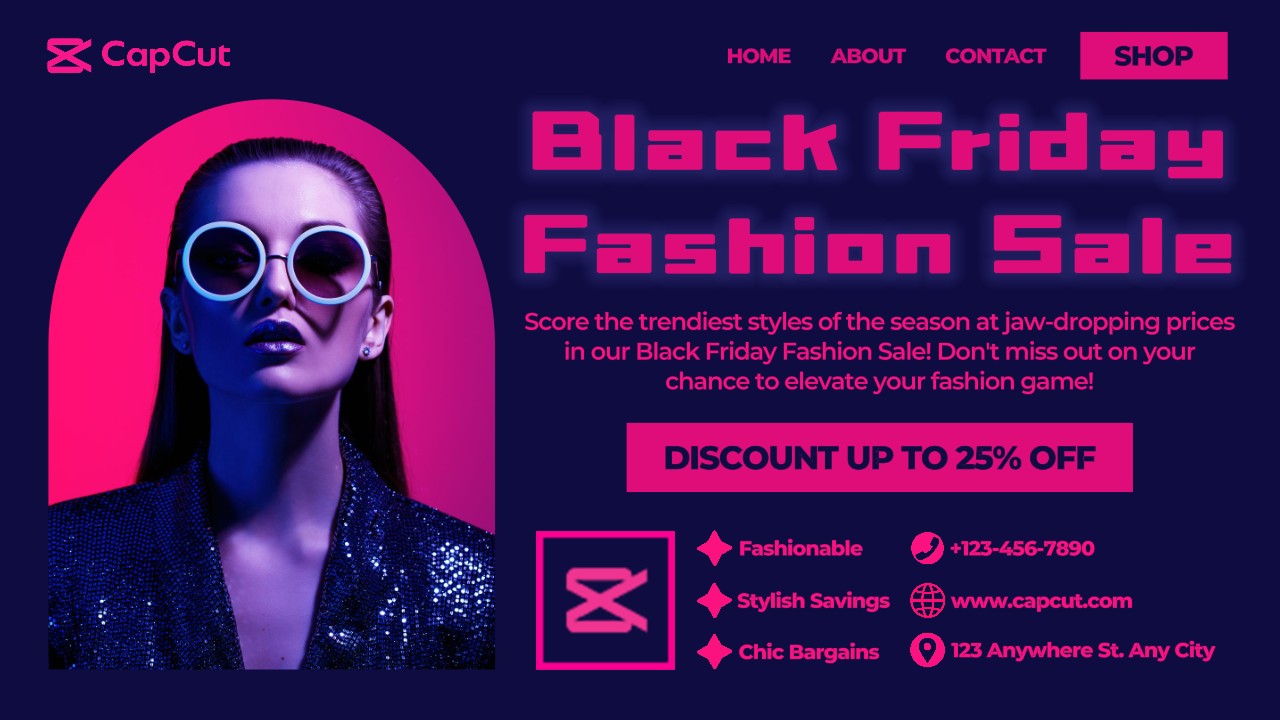Site de Vendas de Moda Black Friday