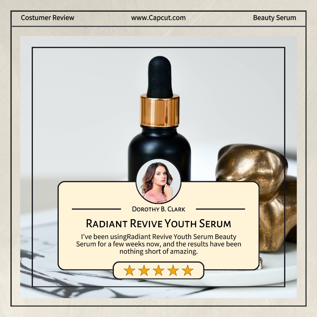 Beauty Serum Review Instagram Post