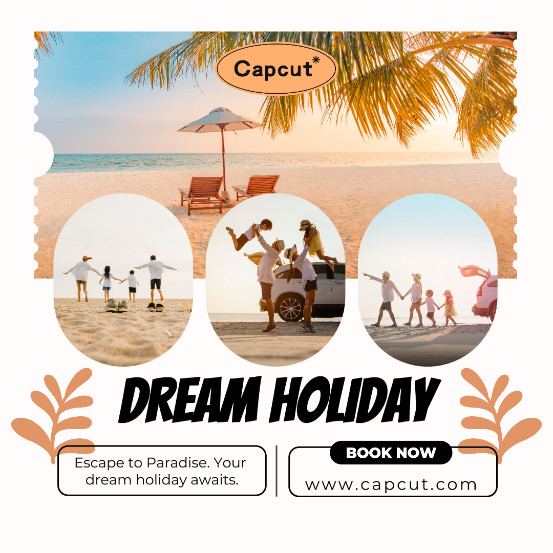 Viaje Sueño Vacaciones Póster Creativo Publicación de Instagram