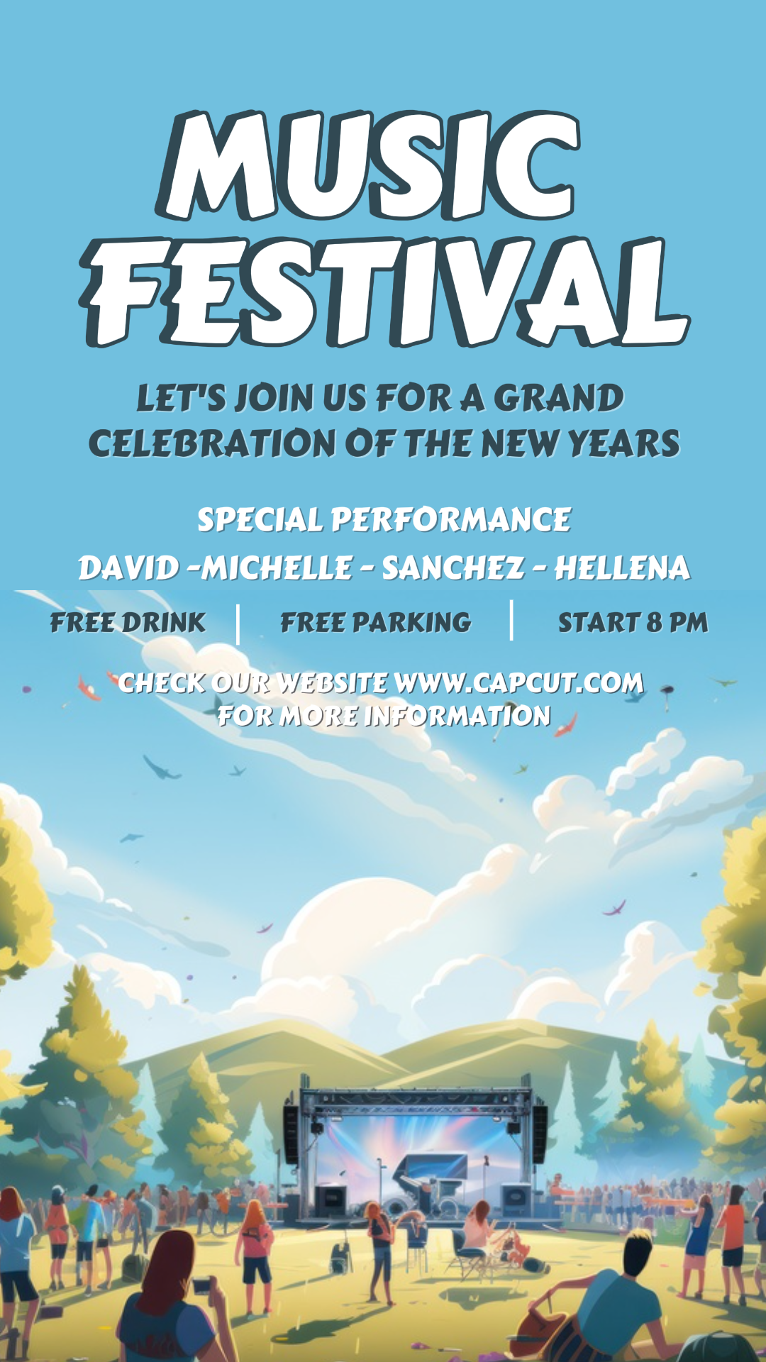 Histoire Instagram du festival de musique