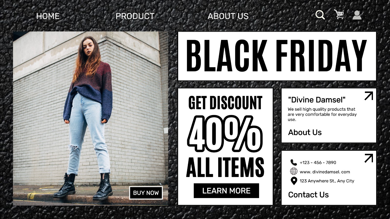 Promoción De Moda Del Viernes Negro