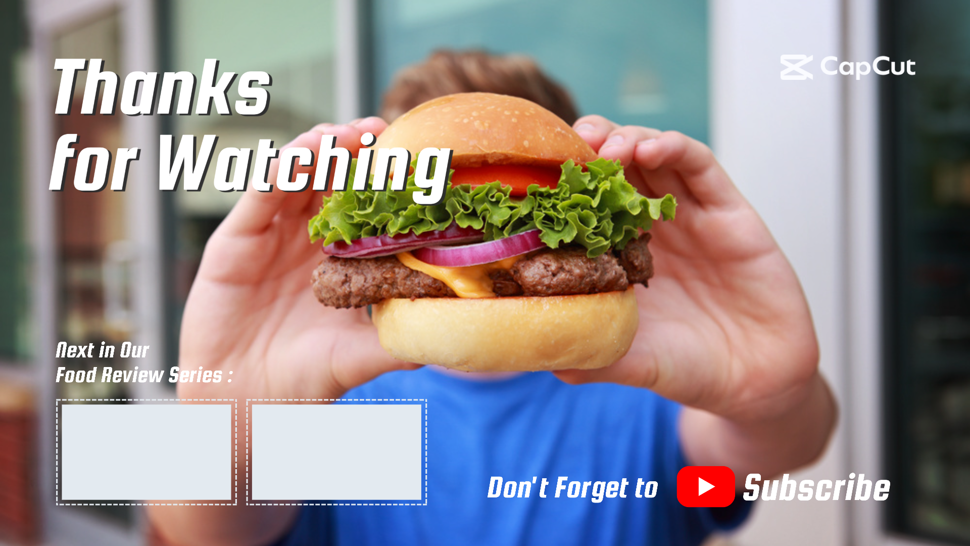 Non-marketing Youtube Endscreen Food Review
