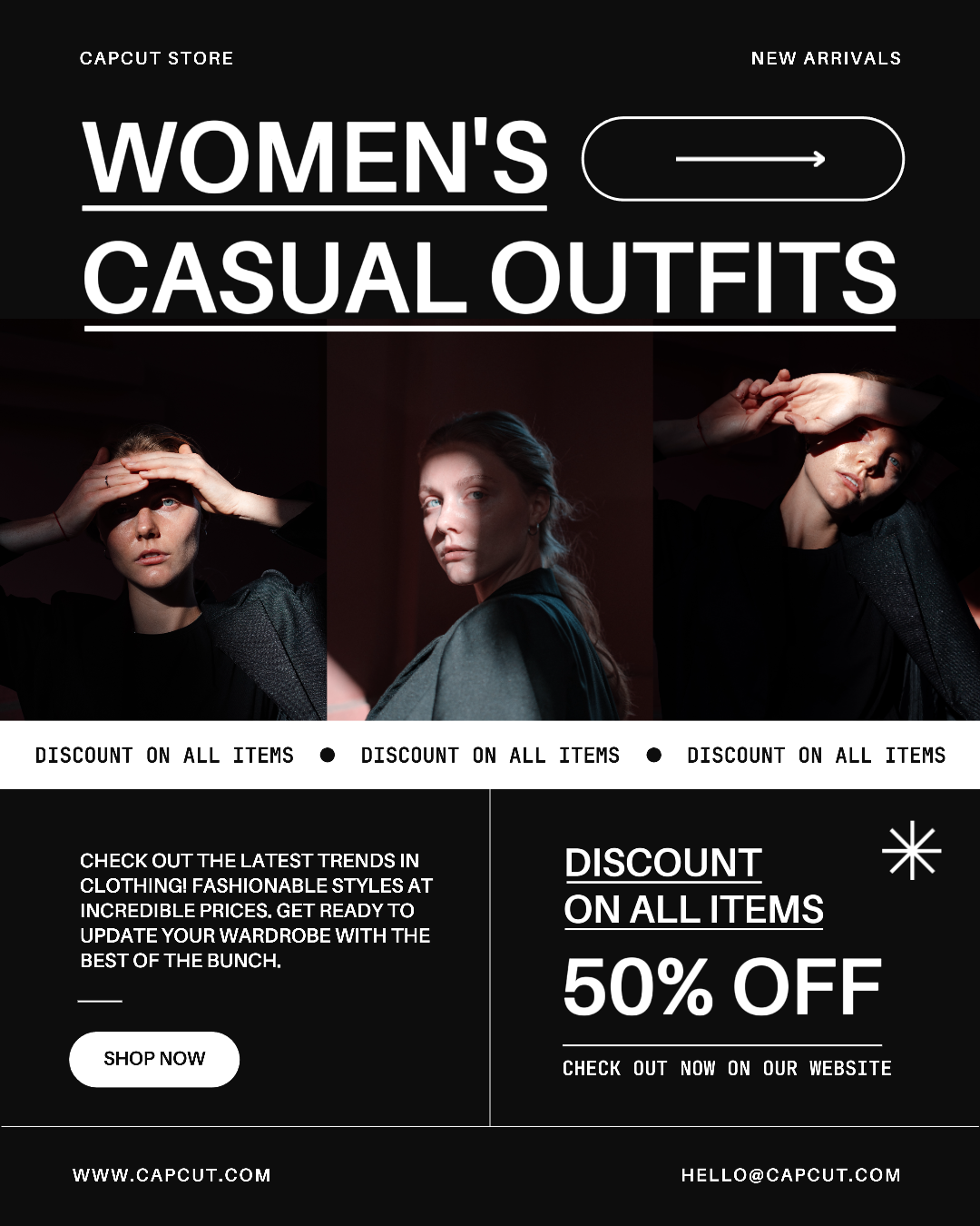 Promoción De Moda Retrato De Instagram