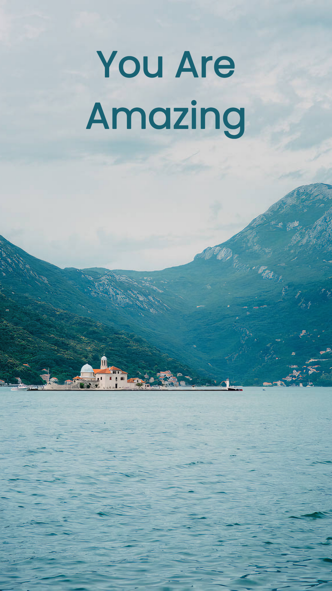 Fondo de pantalla póster creativo Eres increíble