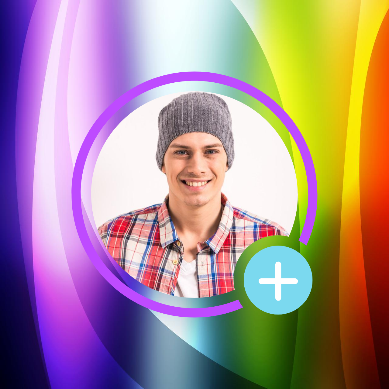 Non Marketing - Abstrakter Hintergrund Instagram Profil Foto