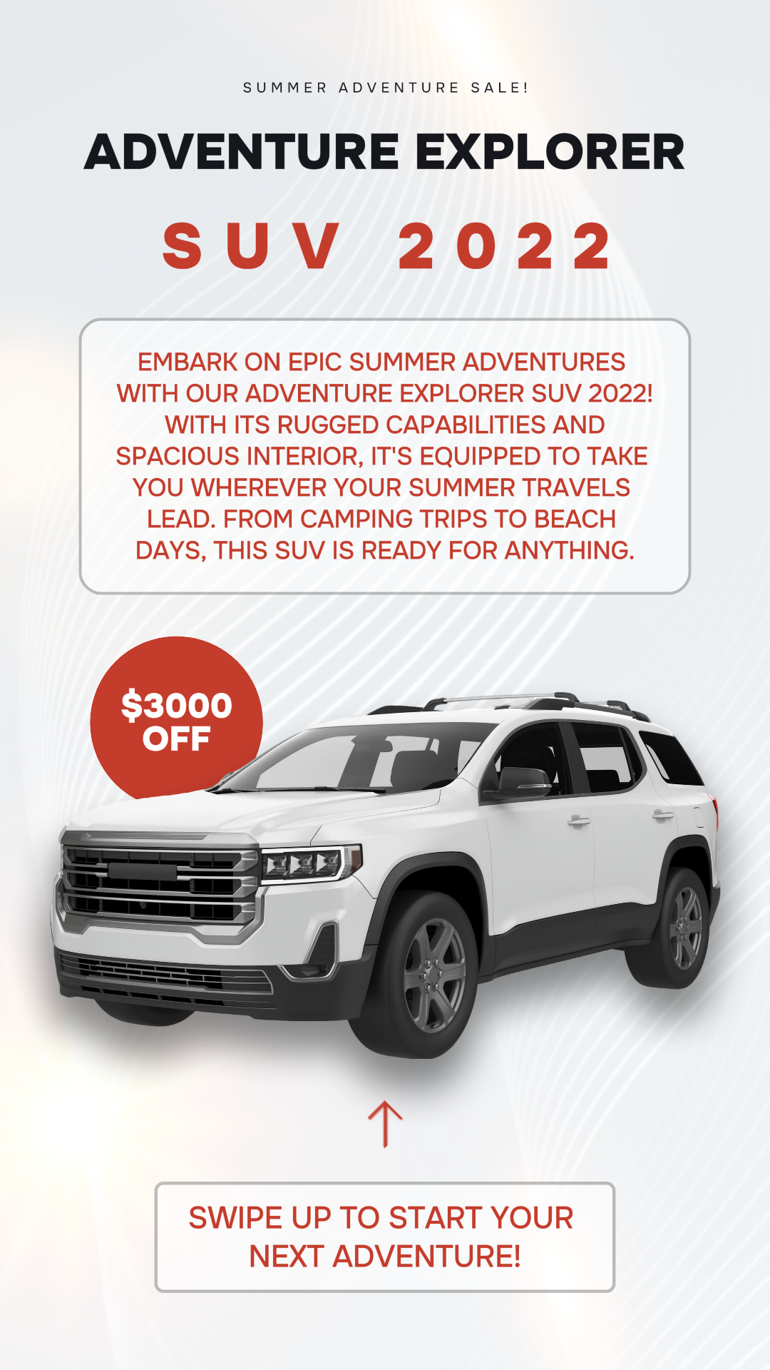 Cars Marketing Poster Car Promotion Instagram Story