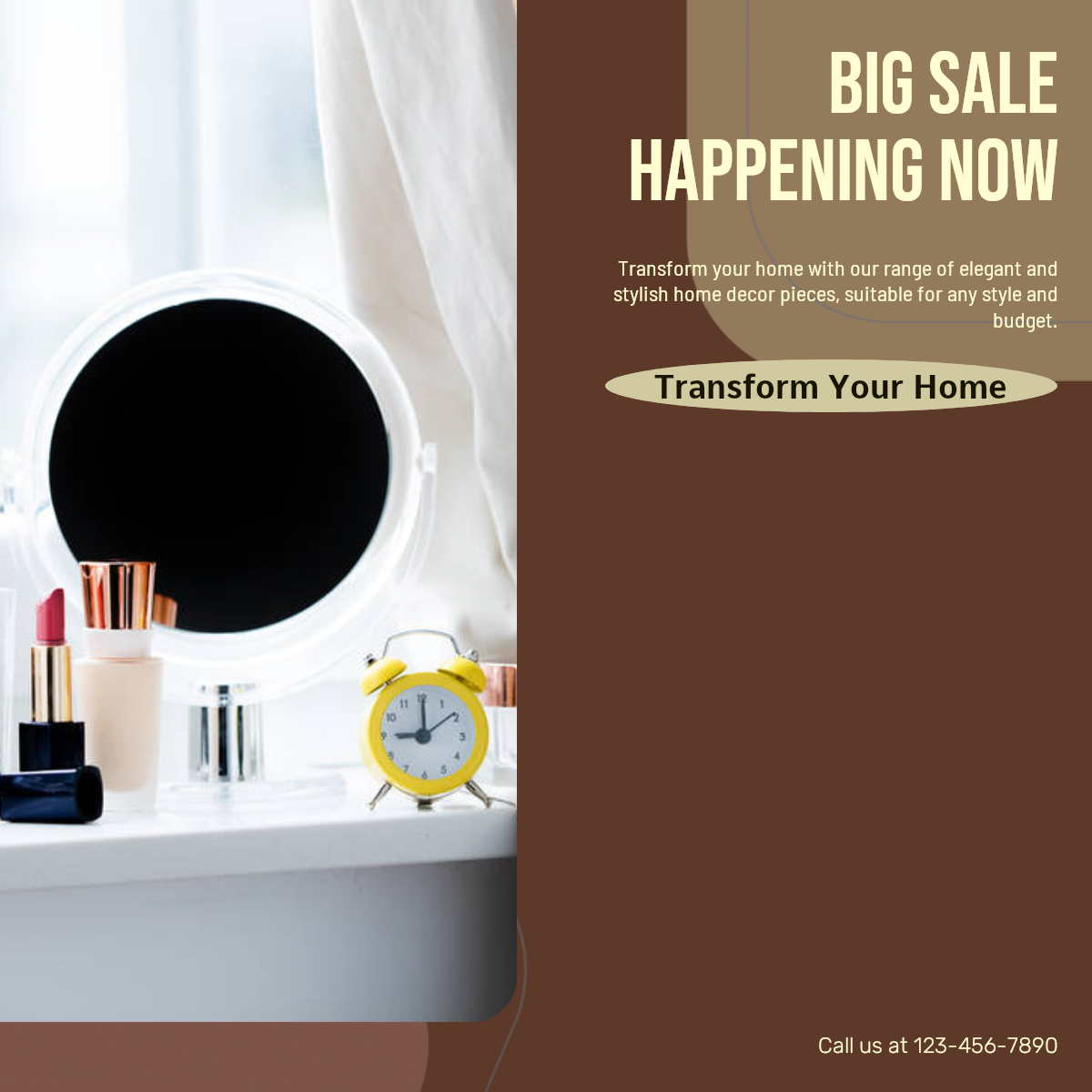 Promoción de ventas de decoración del hogar