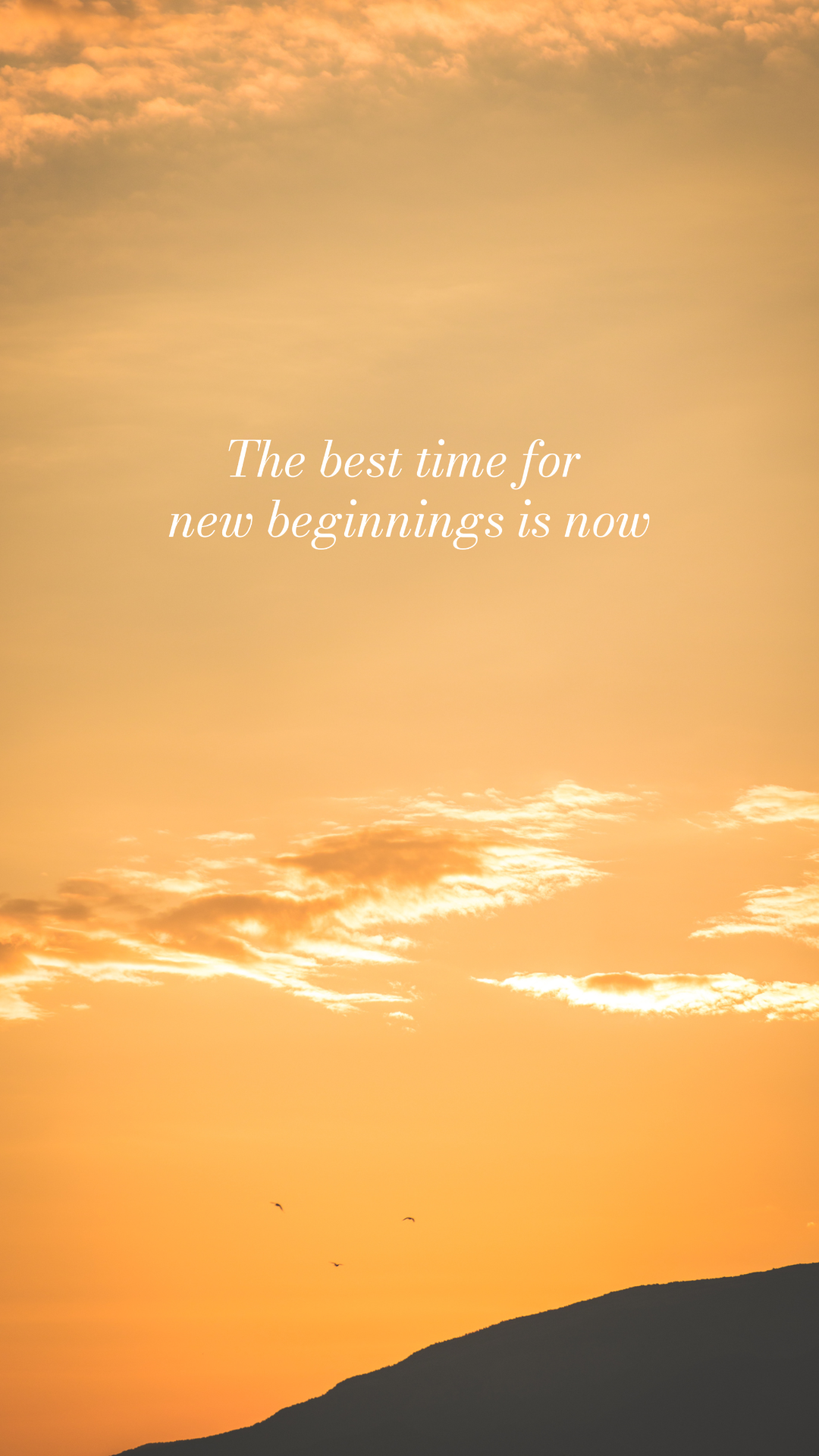 Wallpaper Creative Poster Sunset