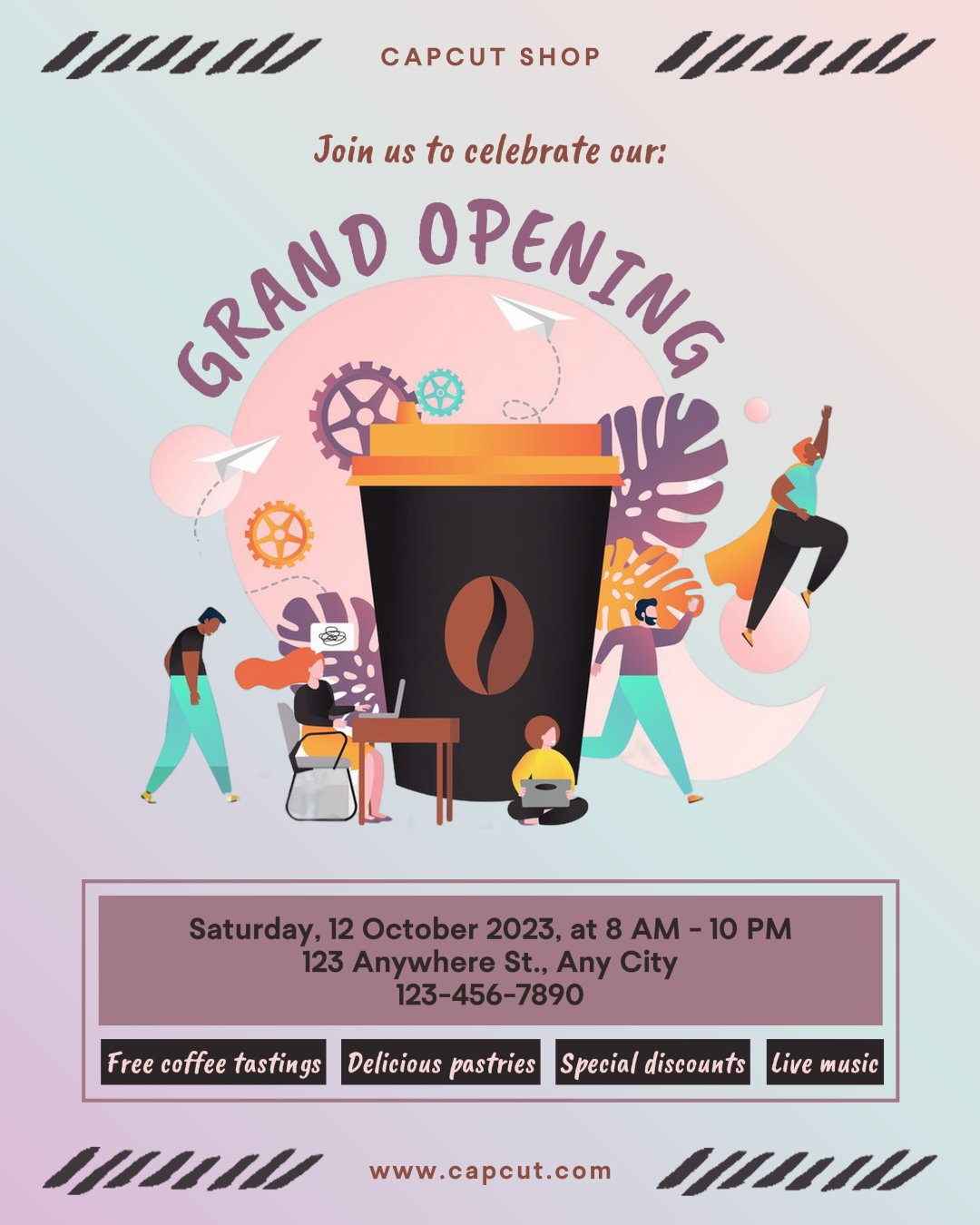 Potret Instagram Pembukaan Grand Cafe Makanan & Minuman