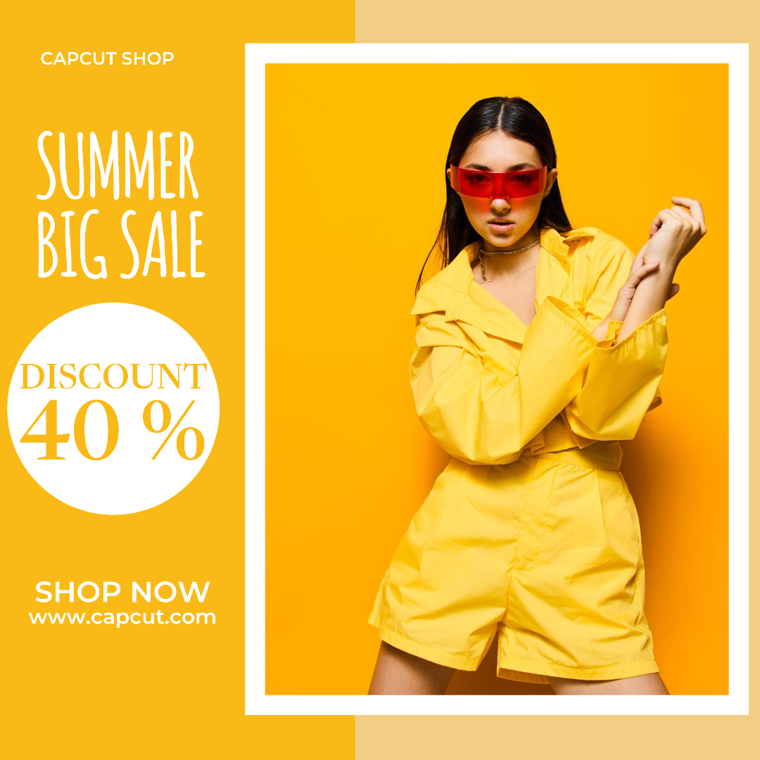 Clothing and Shoes summer big sale insta post