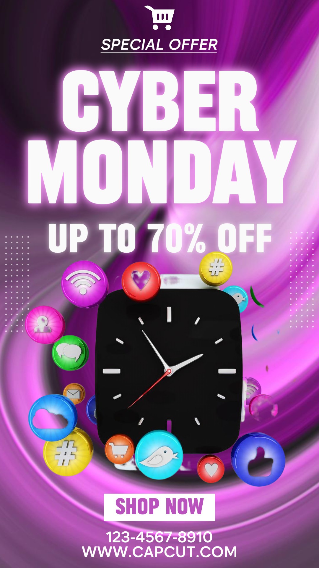 Cyber Monday Watch Promo Instagram Story