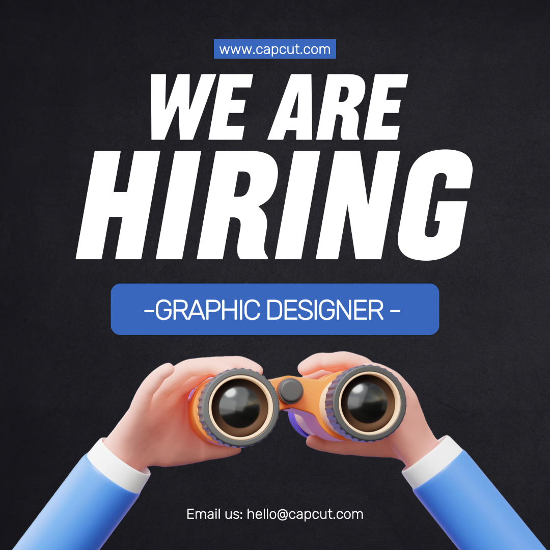 Cartel de marketing de negocios y oficinas, publicación de Instagram en negro y azul