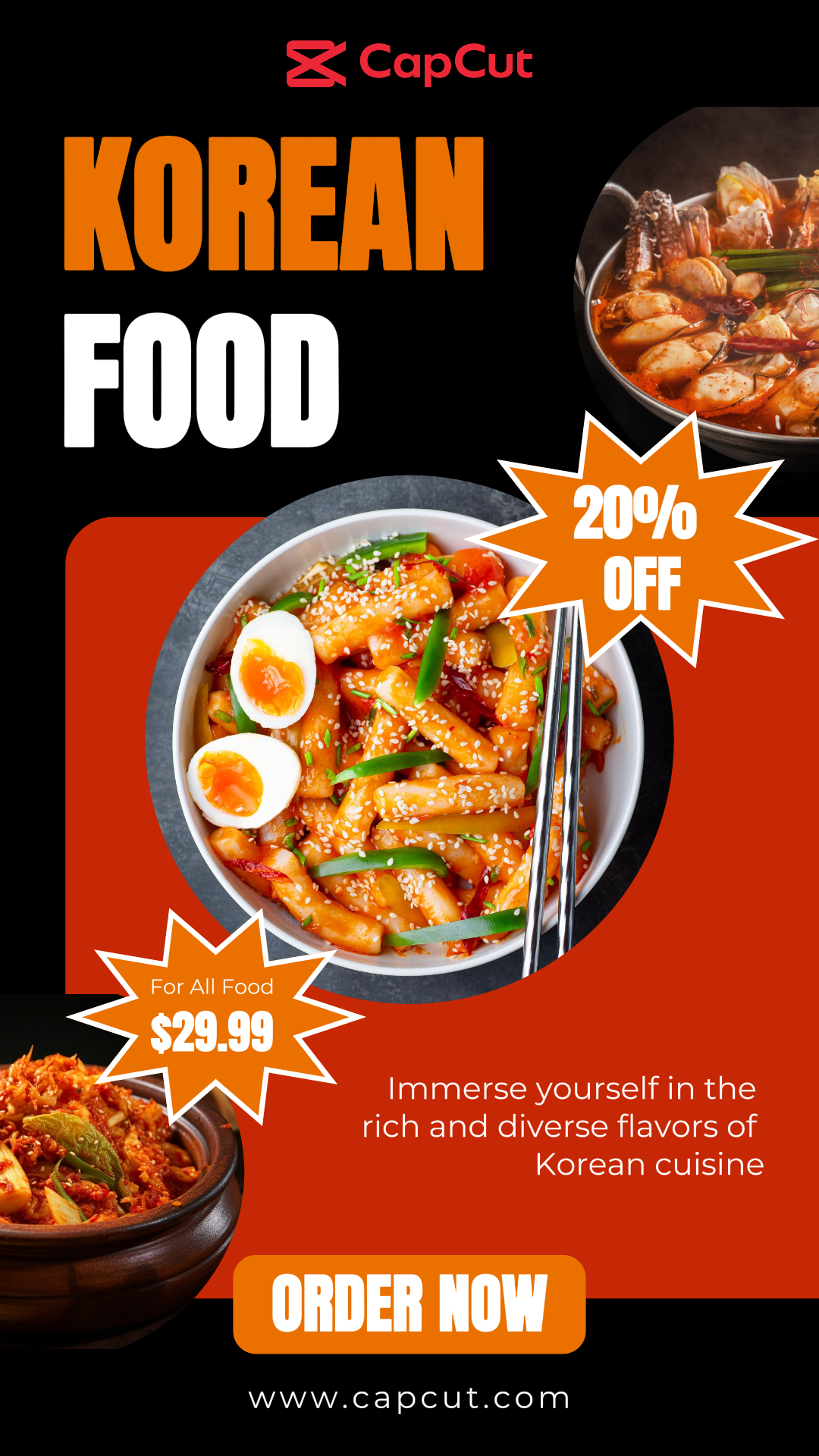 Food - Marketing Korean Food Promotion Instagram Story