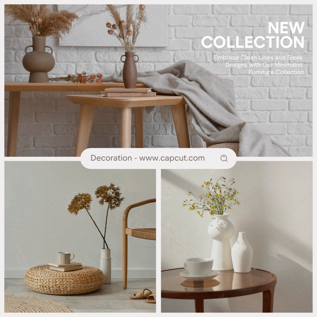 Minimalist Collage Marketing Poster Instagram Post