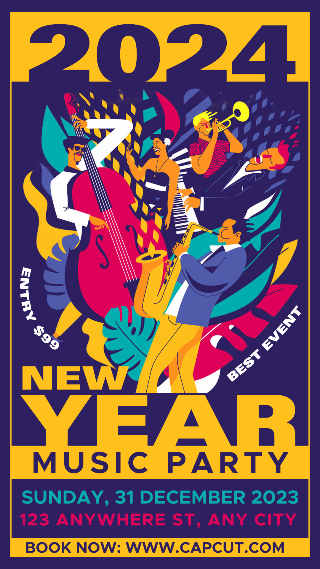 New Year Event Party Instagram Stroy