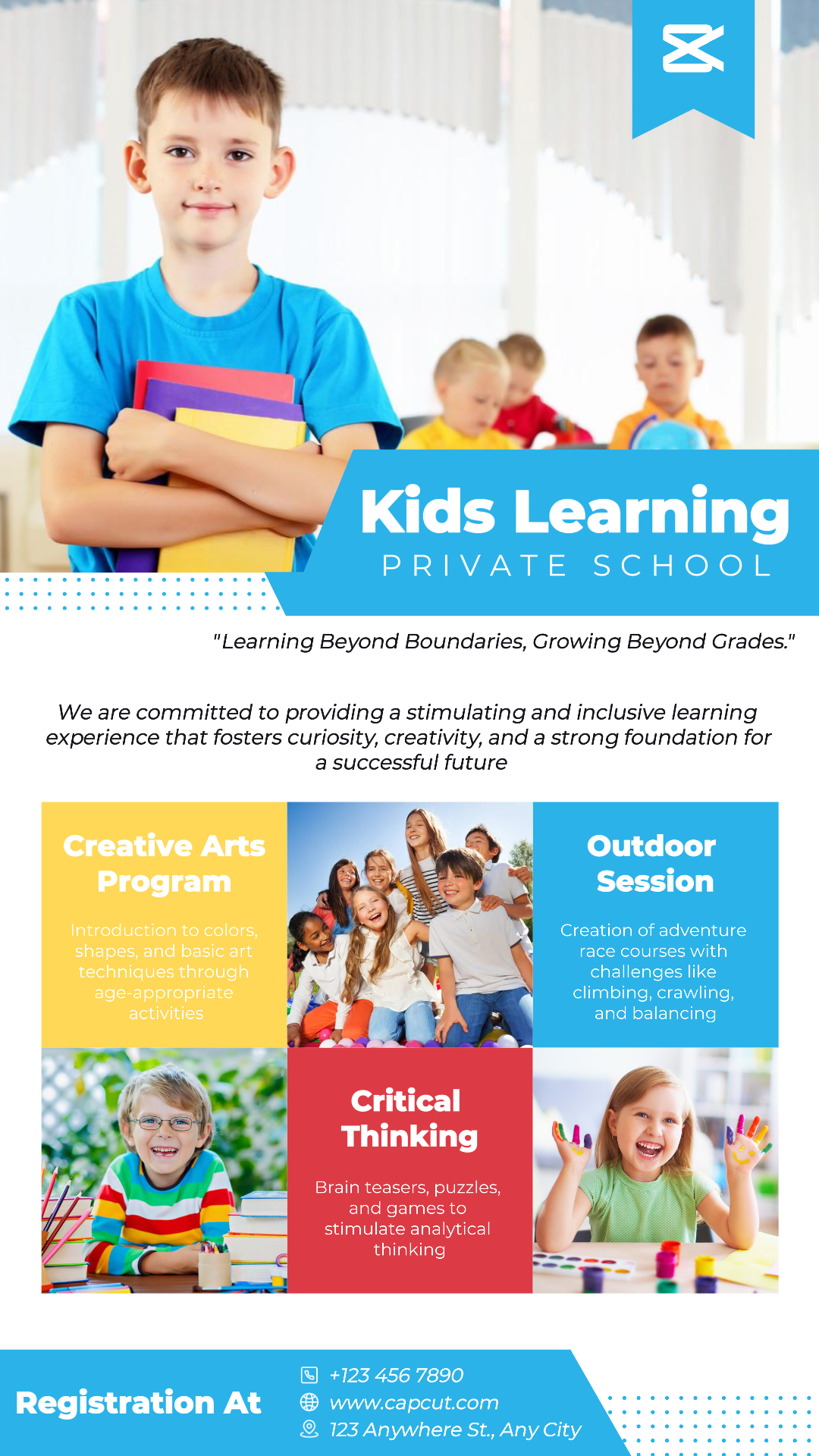 Education and Training Kids Private School Simple