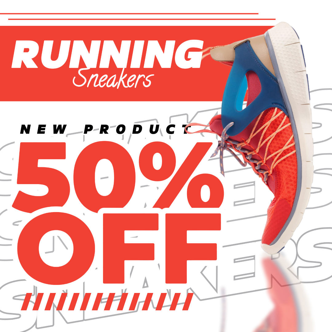 패션 제품 신발 판매 인스타그램 포스트 미니멀리스트