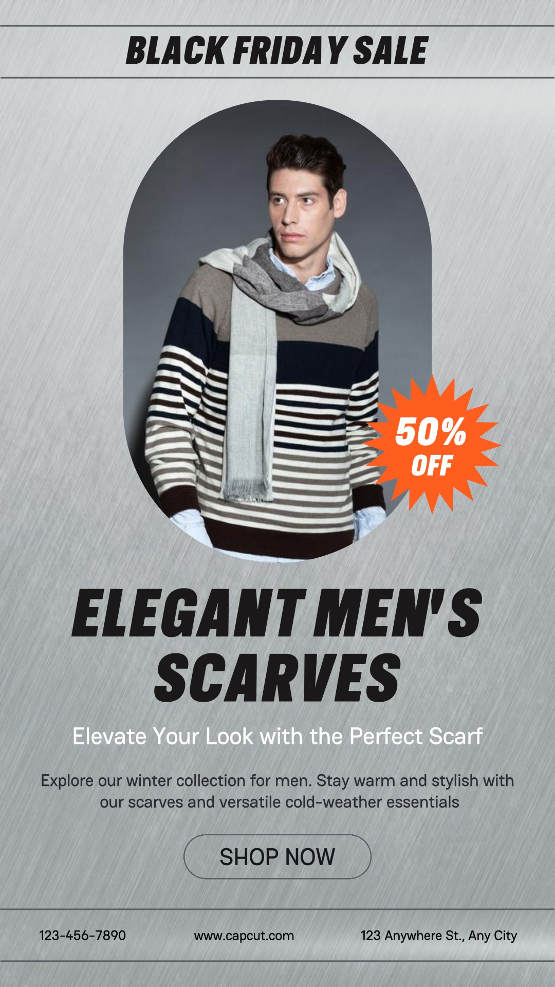 Black Friday Scarf Sale Instagram Story