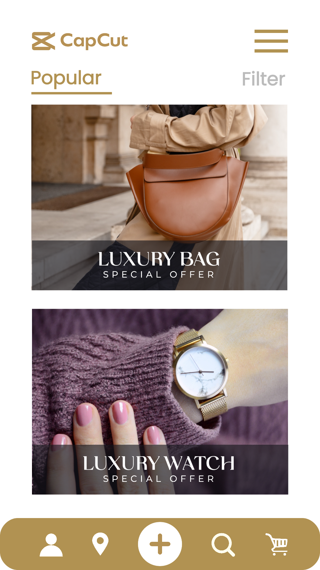 capcut template cover