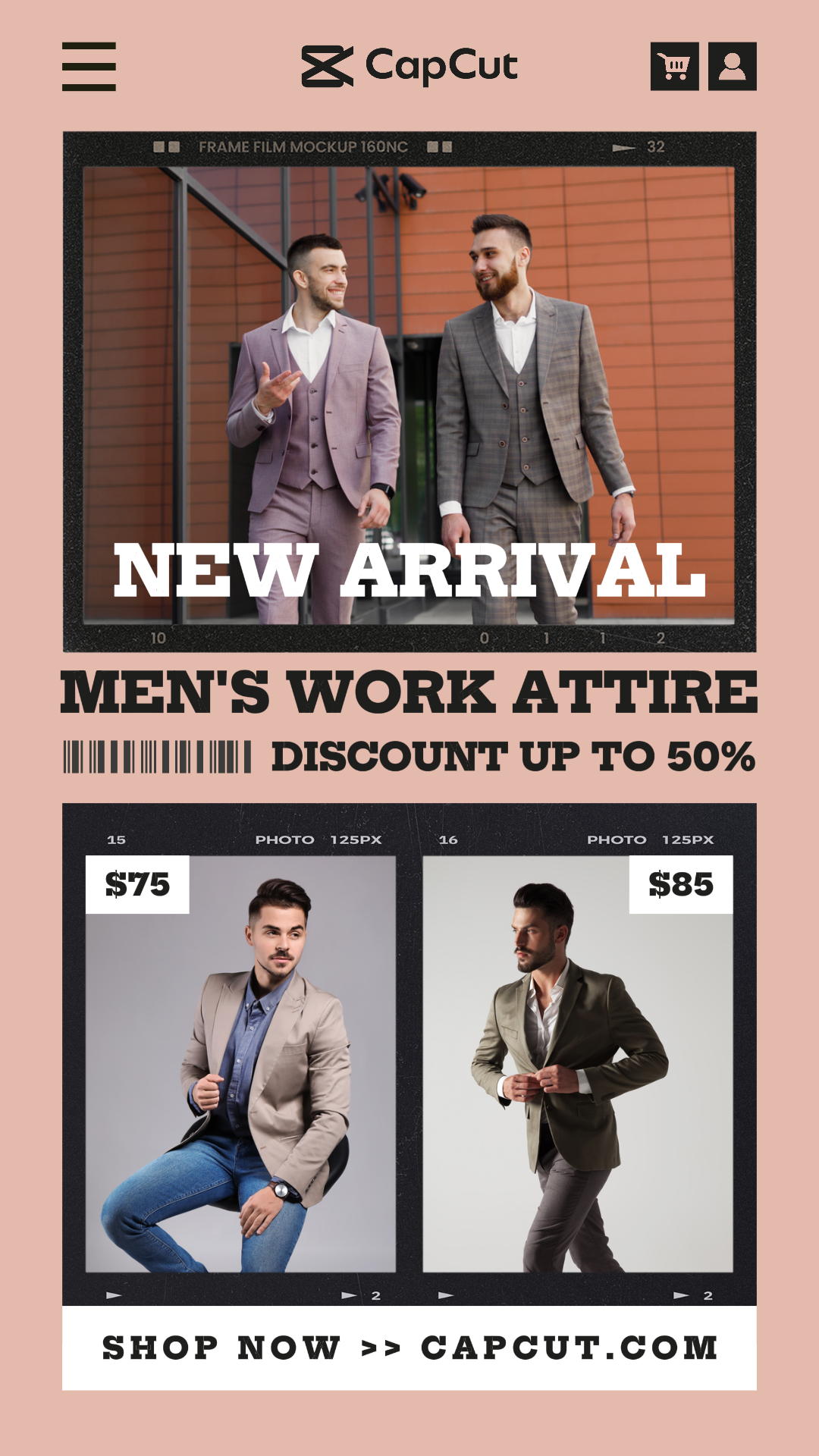 3 images multi-produits vêtements pour hommes nouveau produit costumes pour hommes avec un thème élégant rose