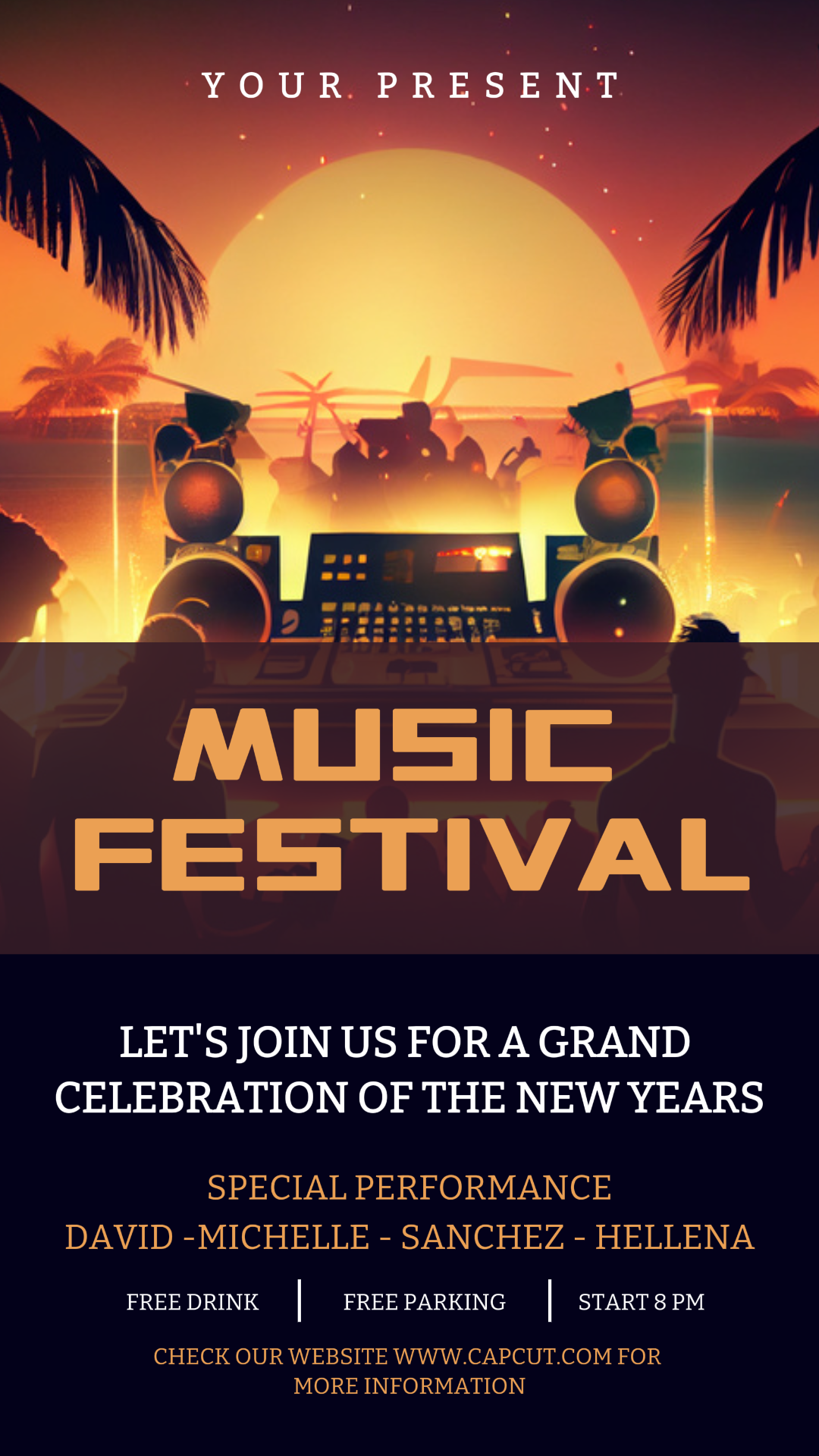 História do Instagram do Festival de Música