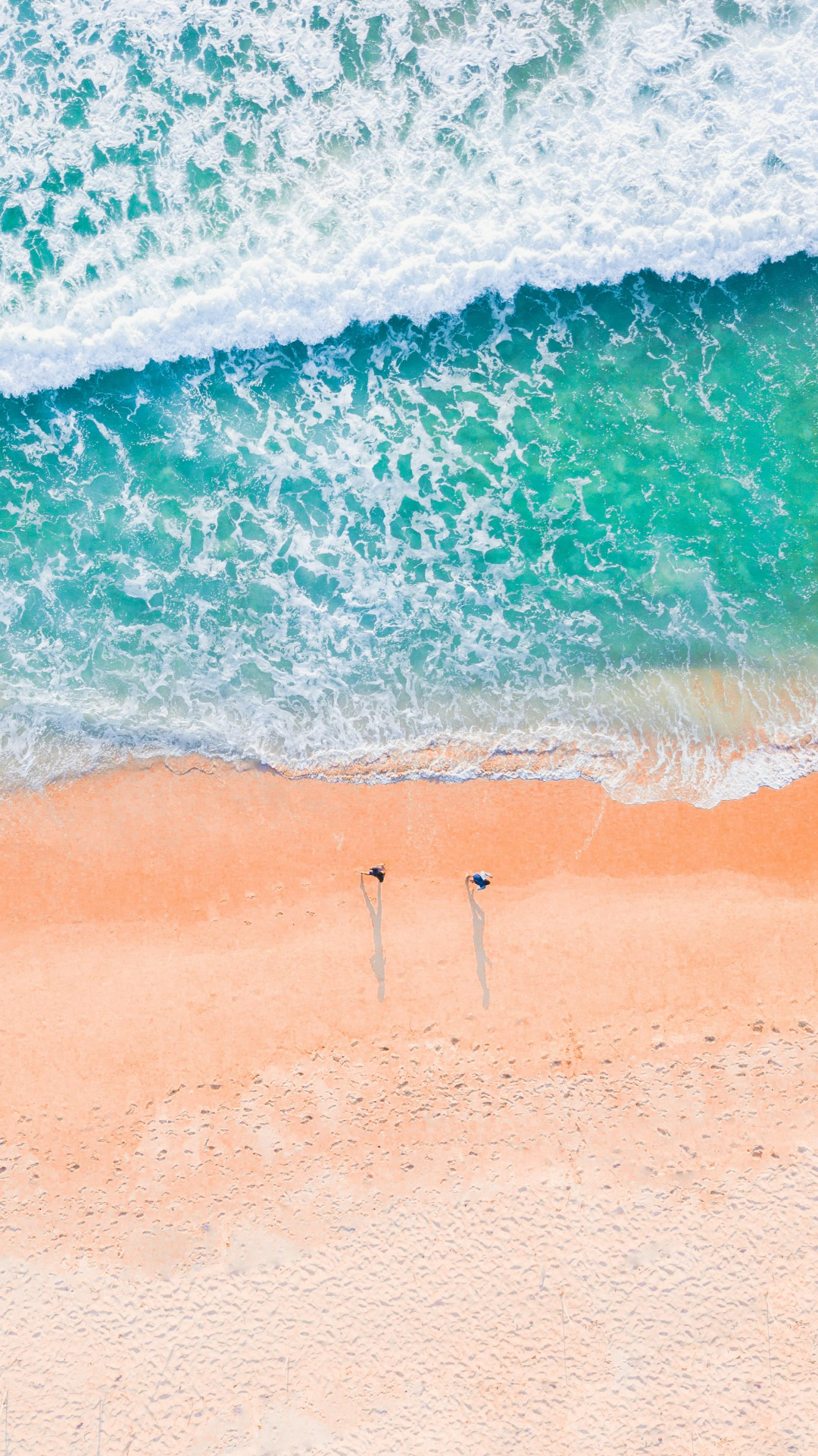 Wallpaper creative poster beach view